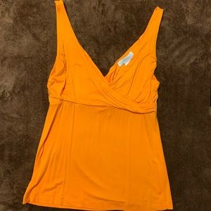 JH collectibles, orange sleeveless top, size s